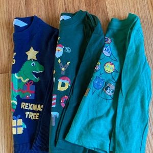 Boys 2T Long sleeve Christmas bundle